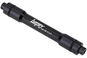 ALOMEJOR Eje Adaptador Aluminio Aleación Buje Tubo Conversión Eje Bicicleta Accesorio Eje 15 mm a 9 mm Adaptador de conversión Herramienta