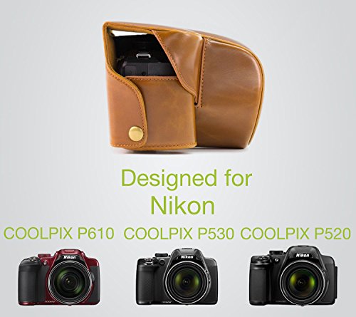 MegaGear Etui souple en cuir pour Housse pour Nikon COOLPIX P520 Nikon COOLPIX P530 Nikon COOLPIX P610 Appareils Photo Num riques Brun Clair reviews MegaGear Etui souple en cuir pour Housse pour Nikon COOLPIX P520 Nikon COOLPIX P530 Nikon COOLPIX P610 Appareils Photo Num riques Brun Clair