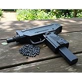 Uzi Oyuncak Tabanca Boncuk Atan Şarj&ouml;rl&uuml; Boncuk Silahı yaylı Mekanizma Sağlam Oyuncak
