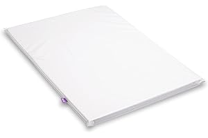 SnuzKot Baby Changing Mat to Fit Snuz Changing Unit - Waterproof PVC & Foam for Comfortable Nappy and Clothes Changing - Wipe Clean - 44 x 66cm - White