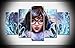 Produktbild My Canvas Art Mei Overwatch Kunstdrucke für Wohnzimmer, Dekoration, gerahmt, aufhängfertig, 5 Stück L