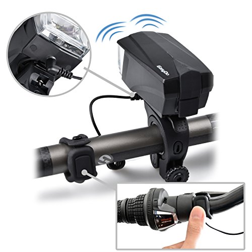 StVZO Thunder Horn Fahrrad Licht Set,ONEU Superhell USB Wiederaufladbar Fahrradbeleuchtung sets,Horn Frontlichter und Fahrrad Rücklicht,Wasserdichte Sport Fahrradlampe Sets Genehmigt Germen Road Safety Regeln - 4