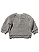 M&Co Baby Boys Long Sleeve Soft Bear Face Fluffy Winter Sherpa Fleece Top Grey 0/3 Mnths