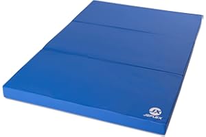‎JEFLEX Jeflex - klappbare Weichbodenmatte & Turnmatte 150 x 100 x 8 cm MADE IN GERMANY/Gymnastikmatte tragbar/platzsparende Fitnessmatte & Yogamatte/Spielmatte für Kinderzimmer