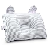 Material: algodón. ZGJ - Cojín para bebé recién nacido, almohada de algodón para bebé, niños, niñas, reposacabezas azul azul