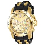 Invicta 17884 Pro Diver - Scuba Herren Uhr Edelstahl Quarz goldenen Zifferblat