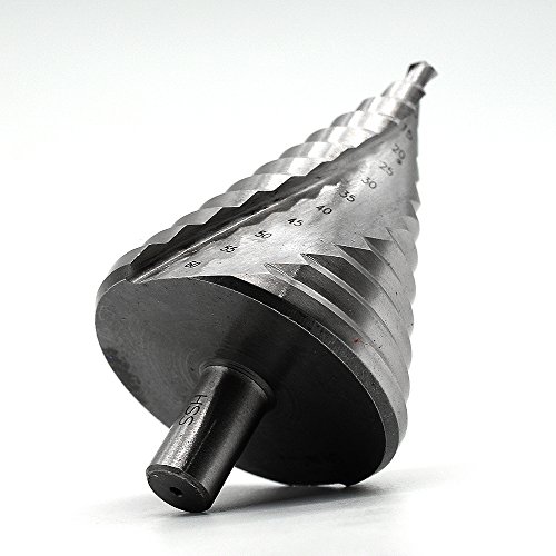 Fortag HSS Spiralnut Stufenbohrer Schälbohrer Konusbohrer Kegelbohrer Metallbohrer Blechbohrer HSS-Stufenbohrer 6-60mm 6-60mm mit Kunststoffbox - 5