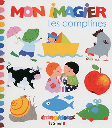 Book's Cover ofMon Imagier  Les comptines