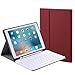 Produktbild Thread_de® Abnehmbare Seide Muster Tastatur Ständer Schutz Smart Protector mit Stiftschlitz abnehmbare Bluetooth Tastatur + Ledertasche für iPad 9.7 "2017/2018 Pro Air 2/1 (D)
