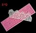 Produktbild COFCO 3D-Silikonform fürs Backen mit Spitze, Schleife, Rose, Lollipop, Form für DIY-Backen von Dekorationen, Silikon-Kuchenwerkzeug rosa laceA Lace style1