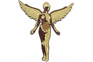 zhixuan Nirvana Band Pin Uterus Music Badge Angel Art Brooch Enamel Pin Music Art Pin Rock Pin Music Jewelry Brooch Backpack Collar Lapel Badge Kids Friends