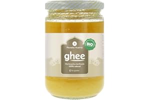 PLANETA HUERTO PIANETA ORTO | Ghee Burro Chiarificato Ecologico 500 g | Grasso Sano per Cucinare con Benefici Ayurvedici