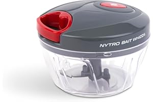NYTRO Bait Whizza | Pull Cord Operated Bait Chopper | Ideal for Worms, Maggots, Castors and Corn | Quick and Efficient to Use | Easy to Clean | Code 20700015