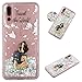 Produktbild Miagon Flüssig Hülle für Huawei P30,Glitzer Weich Treibsand Handyhülle Glitter Quicksand Silikon TPU Bumper Schutzhülle Case Cover-Hund