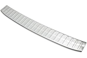 Boot Sill Protector Matte Stainless Steel Compatible with Citroen C4 Grand Picasso Year of Manufacture 2013 Onwards Premium Quality RECAMBO