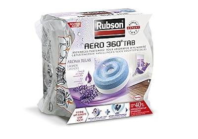 RUBSON - Recharge parfumée pour absorbeur d'humidité AERO 360° - Aroma Relax Lavande - 1 recharge