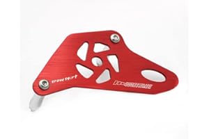 crazy sport Kettenschutz für DRZ400 SM/E/S 400 DRZ400S DRZ400SM DRZ400E 2013 2011 2015 2009 2022 Kettenradführung Motorradabdeckung (rot)
