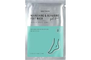 Beter - Maschera idratante per i piedi Feet Free, con Urea, Burro di Karité, Olio di Argan e Vitamina E, Calzini idratanti, Ripara, nutre e ammorbidisce, Ideale per piedi secchi e screpolati.
