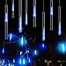 Produktbild XGUO Wasserdicht 50cm 10 Tube Meteorschauer Regen Schneefall 100V-240V Deko-Leuchten Lichterkette für Außen Garten Weihnachten Dekoration Decoration EU Stecker(Blau)