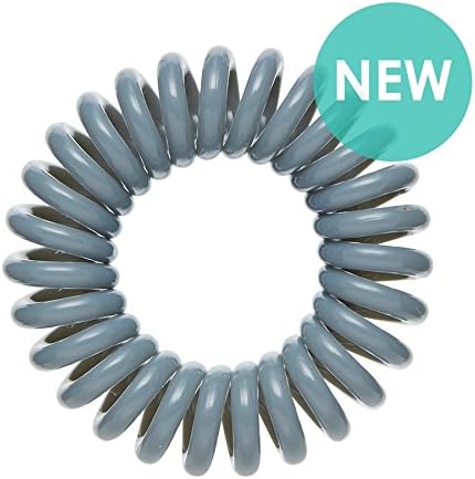 Magi Hair Bobble Precious Collection Christmas Traceless Hair Ring And Bracelet - Silver Invisible Hair Bobble Pack of 5, Pain Free Hair Band, Reduces Split Ends