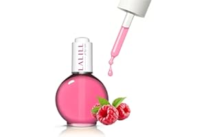 LALILL Aceite de Cutículas - 75ml - Frambuesa - Vegano - Tratamiento para Uñas y Cutículas - Con Pipeta - Para Uso Doméstico y Profesional