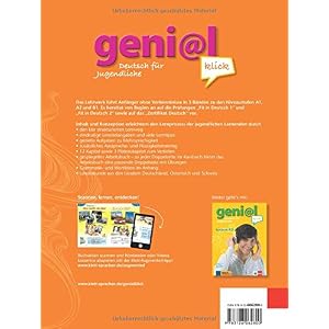 geni@l klick A1: Deutsch für Jugendliche. Kursbuch mit 2 Audio-CDs