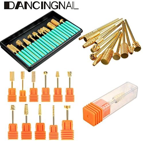 Electric Durable Cylinder Carbide File Drill Bit Nail Art Manicure Pedicure Tool 1