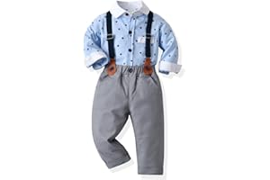 GAJAOUS Bébé Garçons Costume De Baptême Gentleman Vêtements Ensembles Toddler Garçons À Manches Longues Cravate Costume De Mariage pour Le Printemps Automne