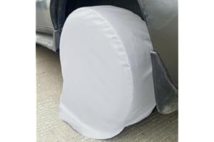 EPHEYFIF Lot de 4 housses de pneu imperméables pour voitures, camping-cars et camions - Convient pour un diamètre de 68,6 à 73,6 cm