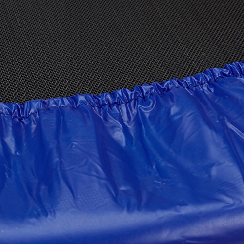Relaxdays Trampolin Kinder, Faltbar, Max. Personengewicht: 45 kg, HxBxT: 22 x 91 x 91 cm, blau-schwarz - 6