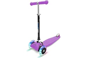 Patinete One de fun pro - El patinete seguro premium para niños, con LED en las ruedas, plegable, a partir de 2 años (patinete), certificación TüV