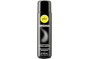pjur ORIGINAL - Lubricante de silicona Premium - lubricación duradera sin pegarse - cunde mucho y es adecuado para preservativos (100ml)
