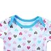 JIAJIA Unisex Newborn Baby Sweet Heart Bodysuit Romper Onesies 3-6 Months