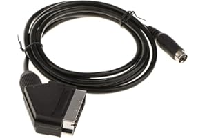 RUITROLIKER 1.8 M/5.9 FT RGB Scart cable Audio Cord Compatible for Mega Drive 2 Genesis 2 3 console