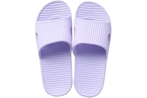JoWebb Unisex Slip On Slippers for Women/Men Non-Slip Light Weight Flat Slide Sandals Shower Sandals House Soft Flip Flop Shoes for Indoor Home Garden Bathroom Poolside
