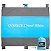 Produktbild RUPUMPACK Sand Free Compact Huge Quick Drying Lightweight Beach Blanket(Oversized 9' X 10'), Durable Outdoor Soft Picnic Mat with Four Stakes and Sand Anchors, Made of 100% Parachute Nylon