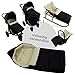 Produktbild Babys-Dreams Winterfußsack SCHWARZ LININERT 108cm für Kinderwagen Lammwolle Lamm Wolle NEU Wintersack Wolle Fußsack