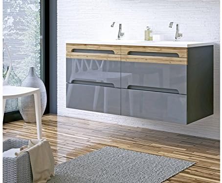 Double Vanity Galaxy Grey 120cm