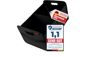PROTEX Kofferraum Organizer [Testsieger 2025] 44L Auto Kofferraumtasche | Organizer Auto | Faltbare, stabile und wasserdichte Kofferraumtasche (schwarz)