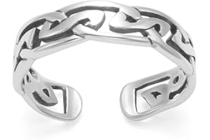 HEATHER NEEDHAM SILVER Sterling Silver Celtic Toe Ring - Adjustable size - Gift Boxed. FULLY GUARANTEED. 0987