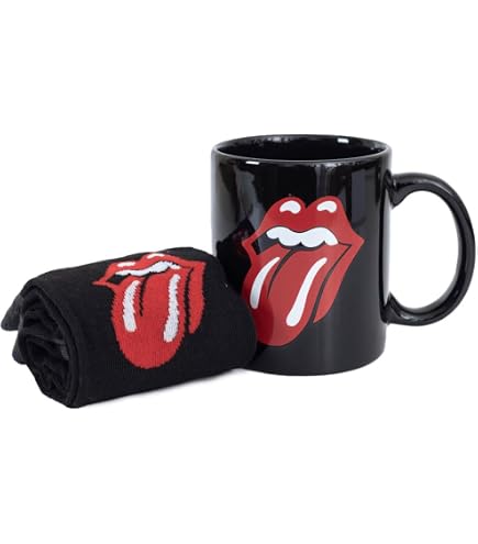 Coffret Cadeau Rolling Stones - Boîte Métal + Mug + Dessous De Verre - Neuf Sous Licence