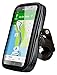 Produktbild FT-18M Händyhalterung Lenkertasche Fahrrad Motorrad Ramen Tasche Smartphone Halterung mit wasserdichter/-feste Schutzhülle von 4,7“ bis 5,0“ Display, Micro USB Kabel,zB f: Smartphones, Handy, Navi, GPS, Apple iPhone 8 7 6S Samsung Galaxy S9 S8 S7 S6 A7 etc. Face ID (Wetterfest, bis 4,7")“)
