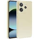 Zore Xiaomi ile uyumlu Redmi Note 14 4G Kılıf Zore Premier Silikon Kapak Gold