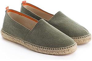 ABARCA Handgefertigte Herren Espadrilles aus Baumwolle und Jute Top Qualität Casual Sparkles