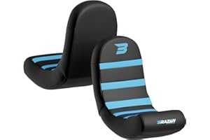 BraZen Piranha Kids Gaming Chair Non Audio Foldable Floor Rocker Gaming Chair For Kids Video Games Chairs Junior Gaming Chair - Blue