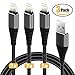 Price comparison product image 3Pack 2M Charger Cable CABEPOW for Long 6ft iPhone Charging Cord Lead/Data Sync Fast iPhone USB Charging Cable Cord Compatible with iPhone X/ 8/7/6/6s plus/SE/5c/5s/5 iPad Air/Mini iPod Nano/Touch (Black)