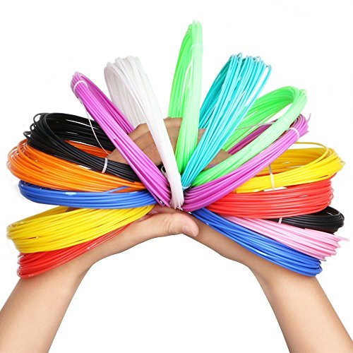 3D Print Filament, Homecube 12PCS 1,75 MM 32,8 ft / 50G / STK ABS 3D-Druck Filament Minen für Rapid-Prototyping 3D-Drucker Stift keine eigenartigen Geruch