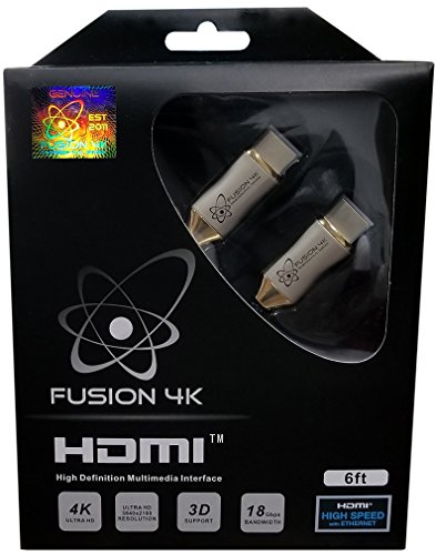 Preisvergleich Produktbild Fusion4k Fusion4K HDMI-Kabel, 6', schwarz, Stück: 1