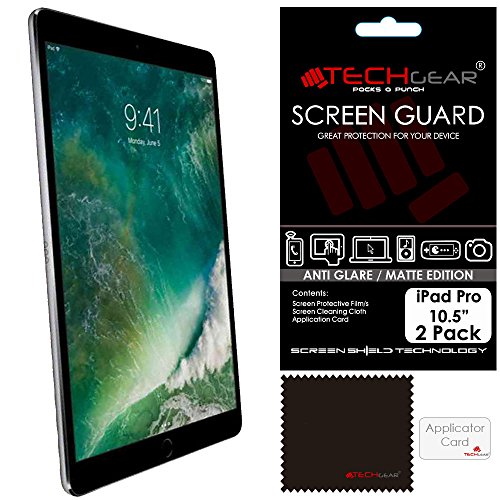 [2 Pack] Techgear® Apple iPad Pro Displayschutzfolie Matte/Anti Glare iPad Pro (10.5")