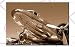 Produktbild TOP Bild auf Leinwand AIRPLANE 80 x 60 cm Art-Nr. A00586 SEPIA STYLE Moderne Bilder fertig gerahmt auf echtem Keilrahmen. Kunstdruck als Wandbild auf Rahmen. Günstiger als Ölbild Gemälde Poster Plakat mit Bilderrahmen Günstig! MADE IN GERMANY